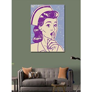 Kanvas Tablo Pin Up Hemşire