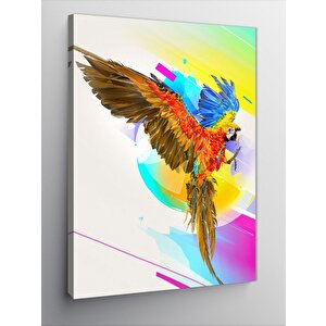 Kanvas Tablo Uçan Papağan 100x140 cm