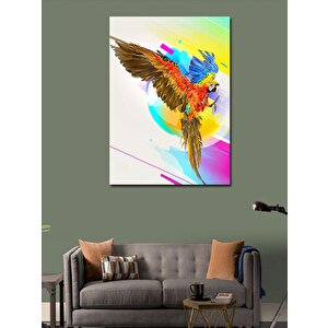 Kanvas Tablo Uçan Papağan 100x140 cm
