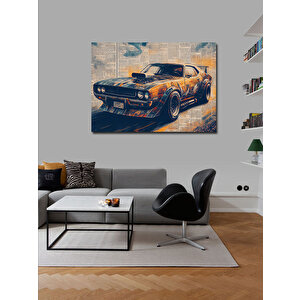 Kanvas Tablo Klasik Spor Araba 100x140 cm
