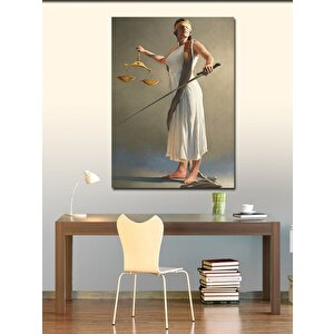 Kanvas Tablo Adalet Heykeli 70x100 cm