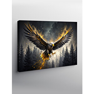 Kanvas Tablo Ormanda Uçan Kartal 70x100 cm