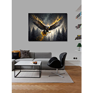 Kanvas Tablo Ormanda Uçan Kartal 70x100 cm