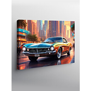 Kanvas Tablo Klasik Spor Araba 100x140 cm