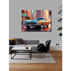 Kanvas Tablo Klasik Spor Araba 100x140 cm