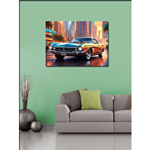Kanvas Tablo Klasik Spor Araba 100x140 cm