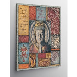 Kanvas Tablo Buda Heykeli 70x100 cm