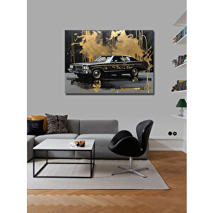 Kanvas Tablo Klasik Araba 100x140 cm