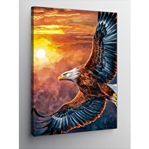 Kanvas Tablo Uçan Kartal 70x100 cm