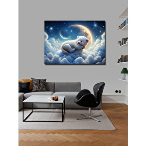 Kanvas Tablo Sevimli Kutup Ayısı 70x100 cm