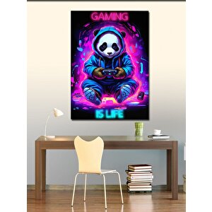 Kanvas Tablo Gamer Panda