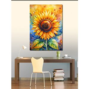 Kanvas Tablo Ay Çiçeği 100x140 cm