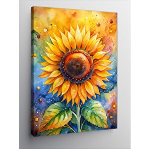 Kanvas Tablo Ay Çiçeği 70x100 cm