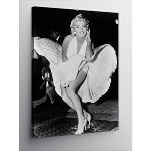 Kanvas Tablo Marilyn Monroe Siyah Beyaz