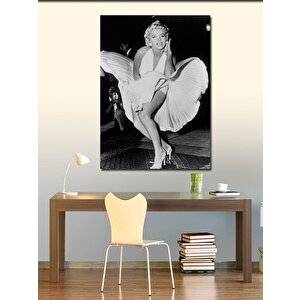Kanvas Tablo Marilyn Monroe Siyah Beyaz