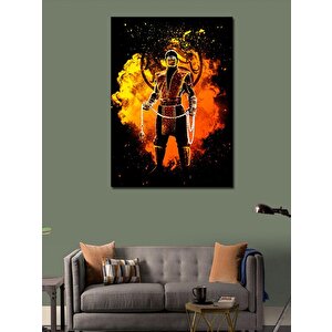 Kanvas Tablo Mortal Kombat Scorpion