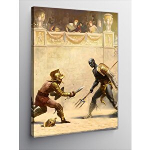 Kanvas Tablo Arena Ve Gladyatörler 100x140 cm