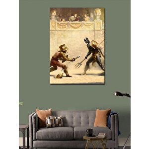 Kanvas Tablo Arena Ve Gladyatörler 100x140 cm