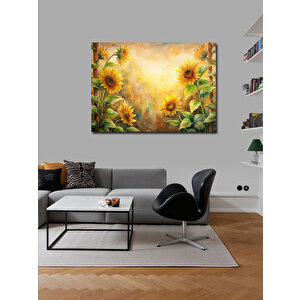 Kanvas Tablo Ay Çiçeği 100x140 cm