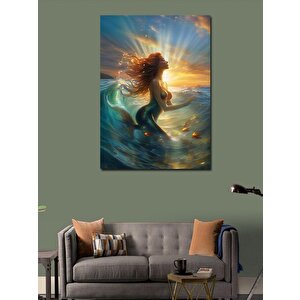 Kanvas Tablo Deniz Kızı 100x140 cm