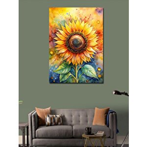 Kanvas Tablo Ay Çiçeği 70x100 cm