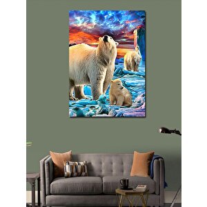 Kanvas Tablo Kutup Ayıları 70x100 cm
