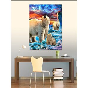 Kanvas Tablo Kutup Ayıları 70x100 cm