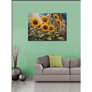 Kanvas Tablo Ay Çiçeği 70x100 cm