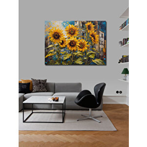 Kanvas Tablo Ay Çiçeği 70x100 cm