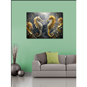 Kanvas Tablo Deniz Atları 70x100 cm