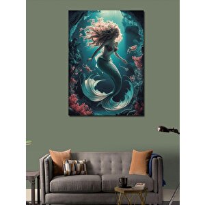 Kanvas Tablo Deniz Kızı 100x140 cm