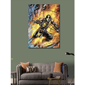 Kanvas Tablo Mortal Kombat Scorpion