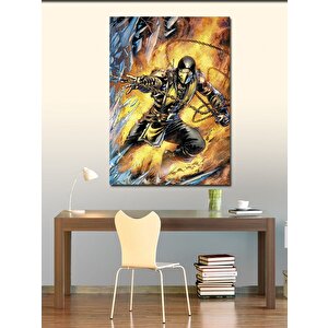 Kanvas Tablo Mortal Kombat Scorpion