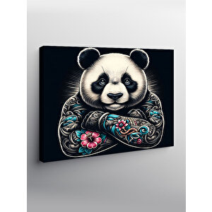 Kanvas Tablo Gangster Panda 70x100 cm