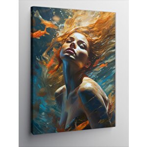 Kanvas Tablo Deniz Kızı 70x100 cm