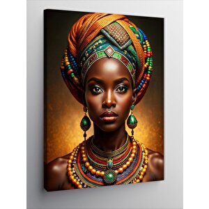Kanvas Tablo Afrikalı Kadın