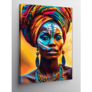 Kanvas Tablo Afrikalı Kadın 70x100 cm