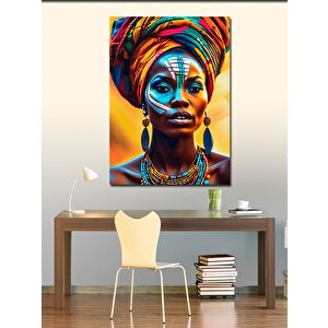 Kanvas Tablo Afrikalı Kadın 70x100 cm