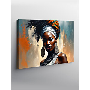 Kanvas Tablo Afrikalı Kadın 70x100 cm
