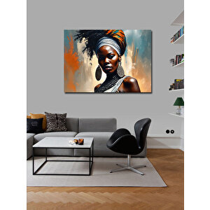 Kanvas Tablo Afrikalı Kadın 70x100 cm