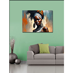 Kanvas Tablo Afrikalı Kadın 70x100 cm