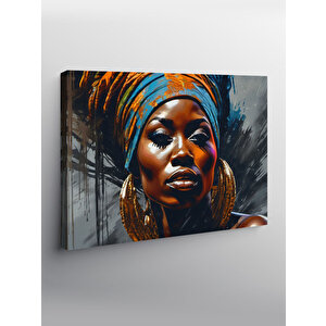 Kanvas Tablo Afrikalı Kadın 70x100 cm