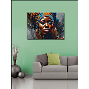 Kanvas Tablo Afrikalı Kadın 70x100 cm