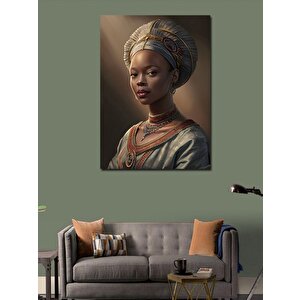 Kanvas Tablo Afrikalı Kadın 70x100 cm