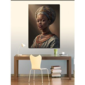 Kanvas Tablo Afrikalı Kadın 70x100 cm