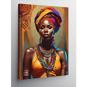 Kanvas Tablo Afrikalı Kadın