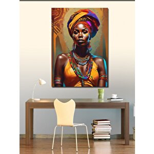 Kanvas Tablo Afrikalı Kadın