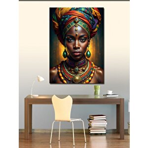 Kanvas Tablo Afrikalı Kadın 70x100 cm