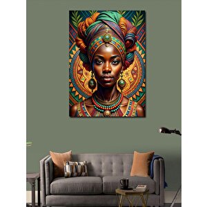 Kanvas Tablo Afrikalı Kadın 70x100 cm