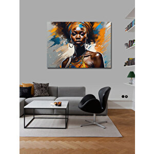 Kanvas Tablo Afrikalı Kadın 70x100 cm